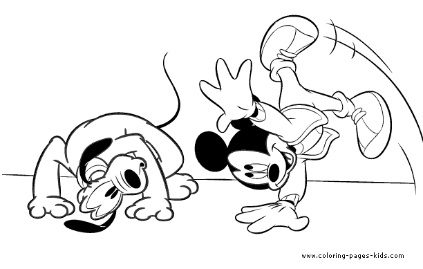 Various disney character coloring pages