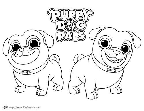 Puppy dog pals ing to disney junior disney coloring pages coloring books coloring pages