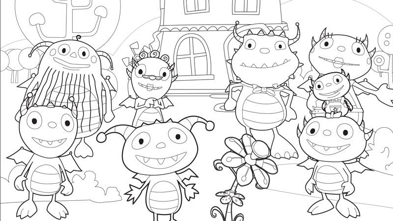 Runaway dough disney coloring pages henry hugglemonster disney activities