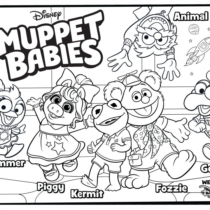 Disney junior tv shows coloring pages activities