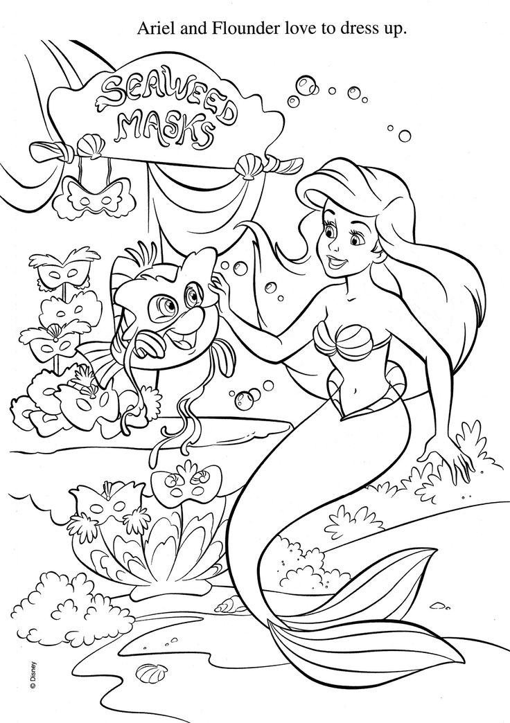 Disney coloring pages disney coloring pages cartoon coloring pages mermaid coloring