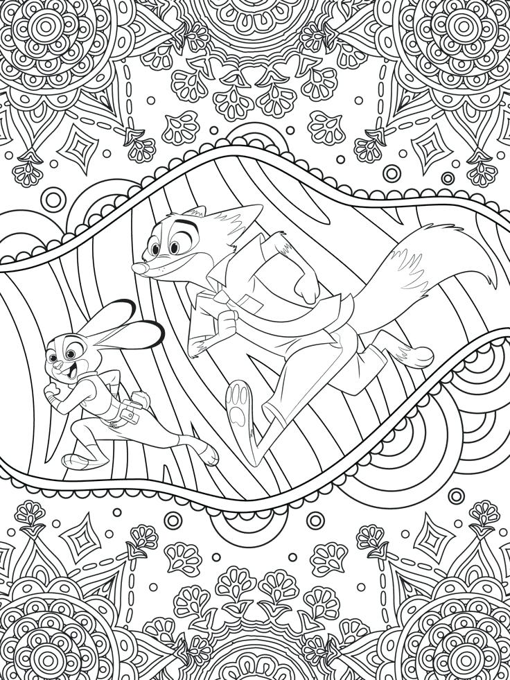 Disney coloring pages for adults