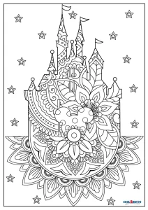 Free printable disney mandala coloring pages for kids