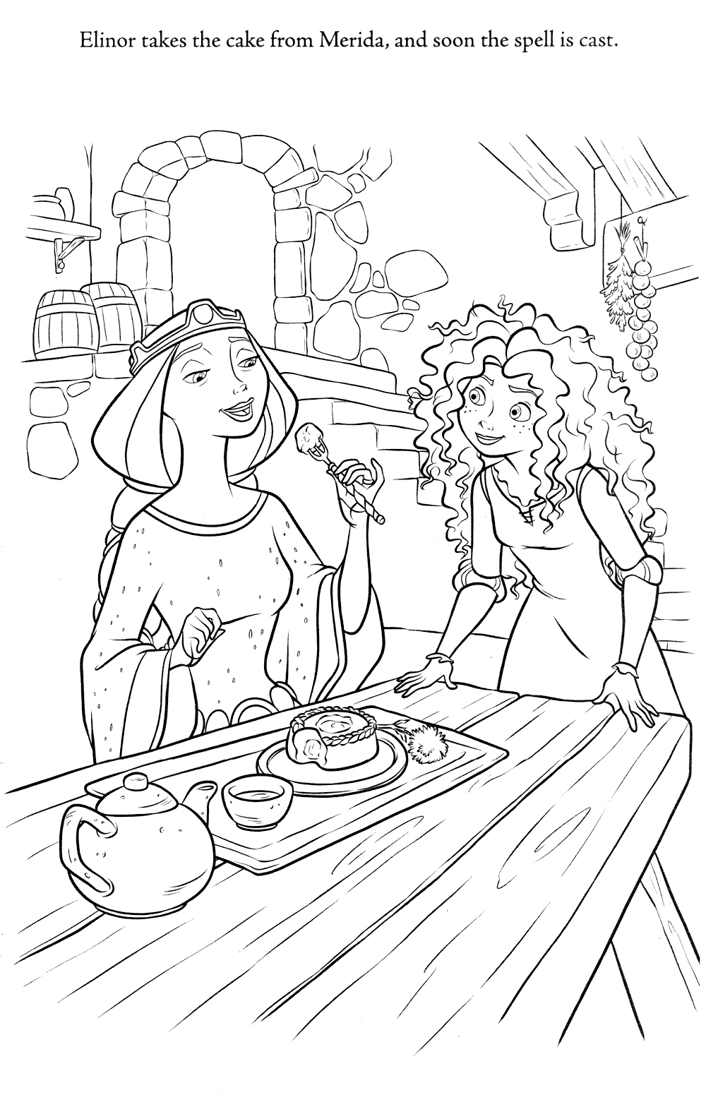 Brave coloring pages