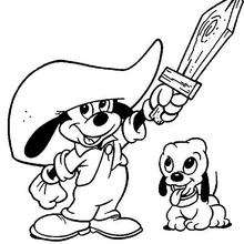 Mickey mouse coloring pages