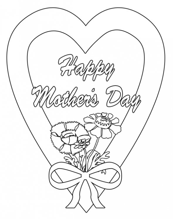 Free printable mothers day coloring pages for kids