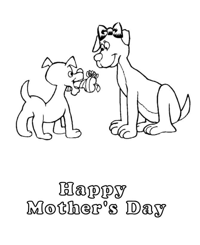 Mothers day coloring pages bluebonkers