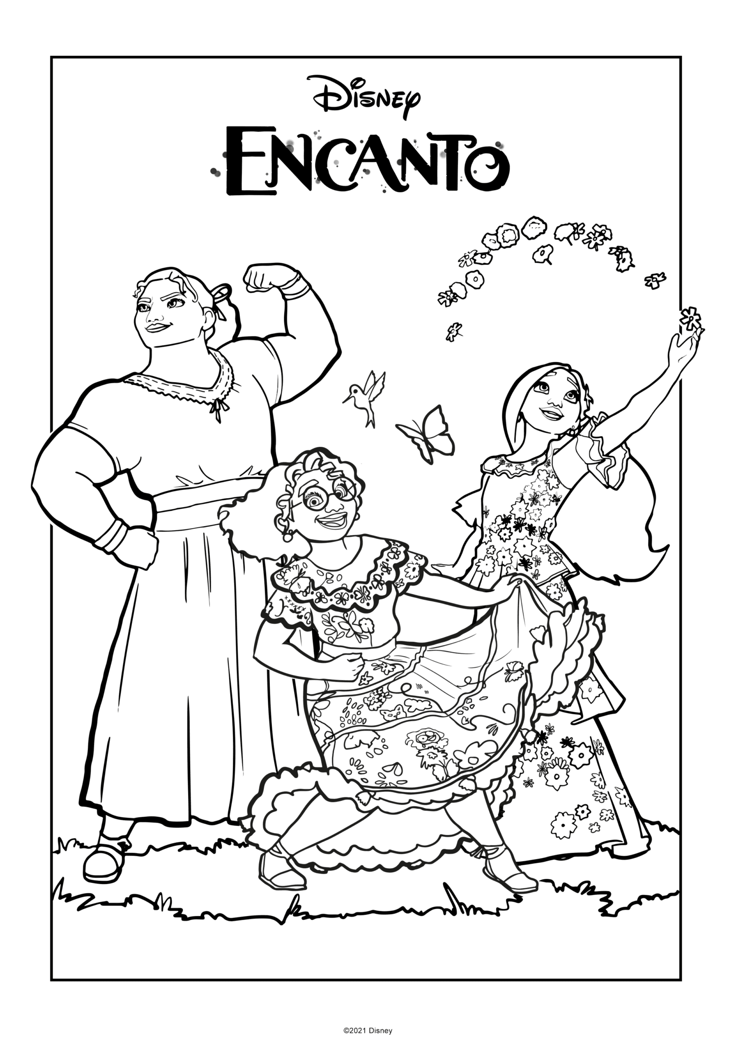 Encanto new disney movie coloring pages and printables disney coloring pages family coloring pages free printable coloring pages