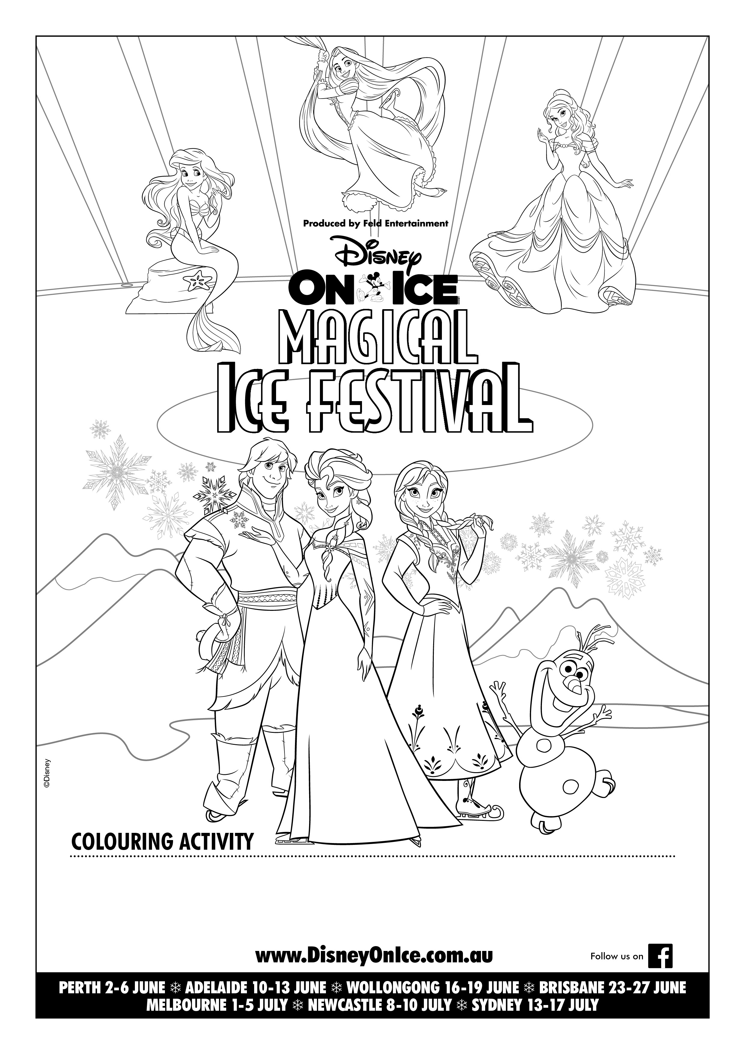 Awesome free printable disney on ice activity sheets plus your chance to win tickets