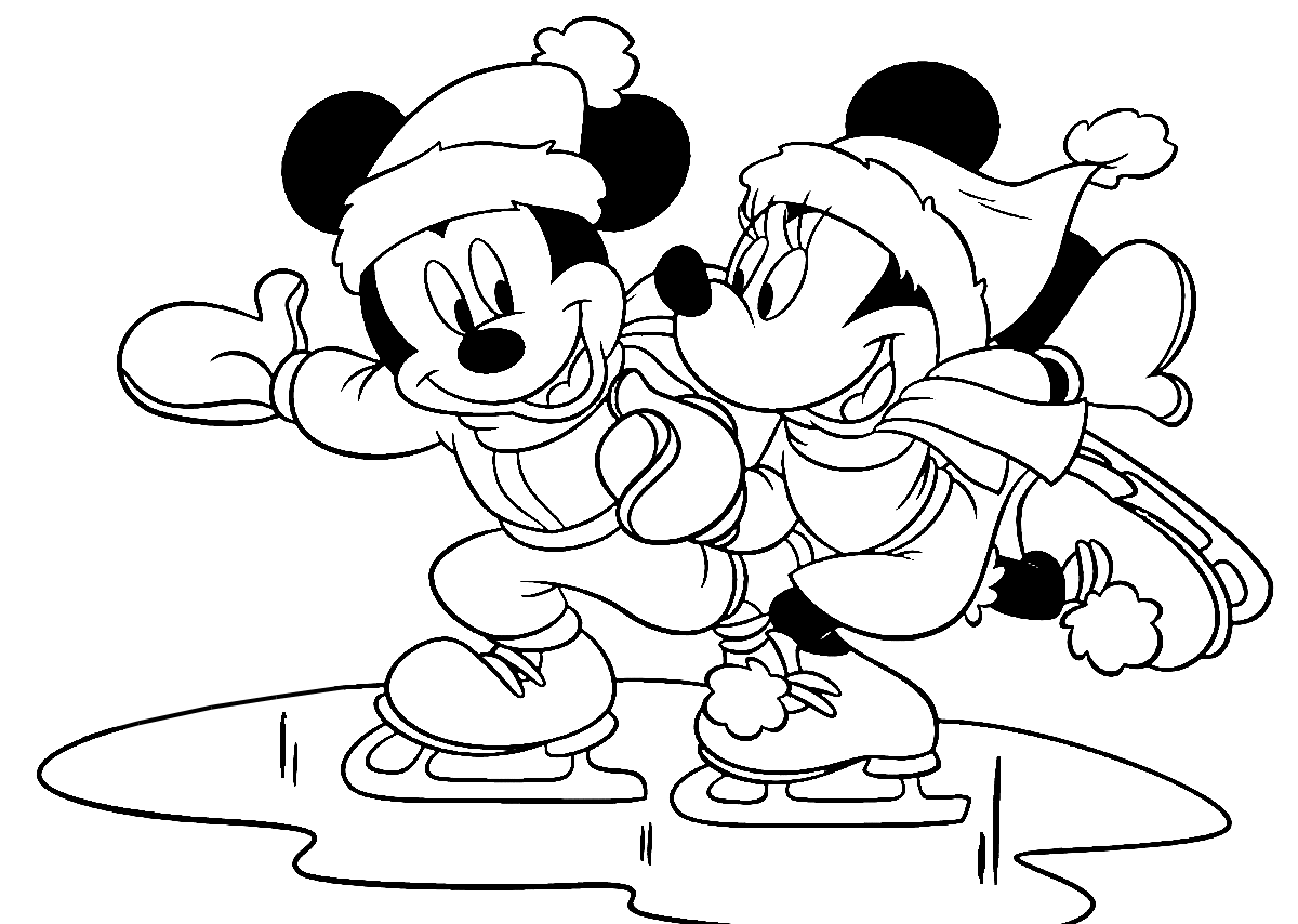 Nice disney on ice coloring pages disney coloring pages mickey mouse coloring pages coloring pages winter