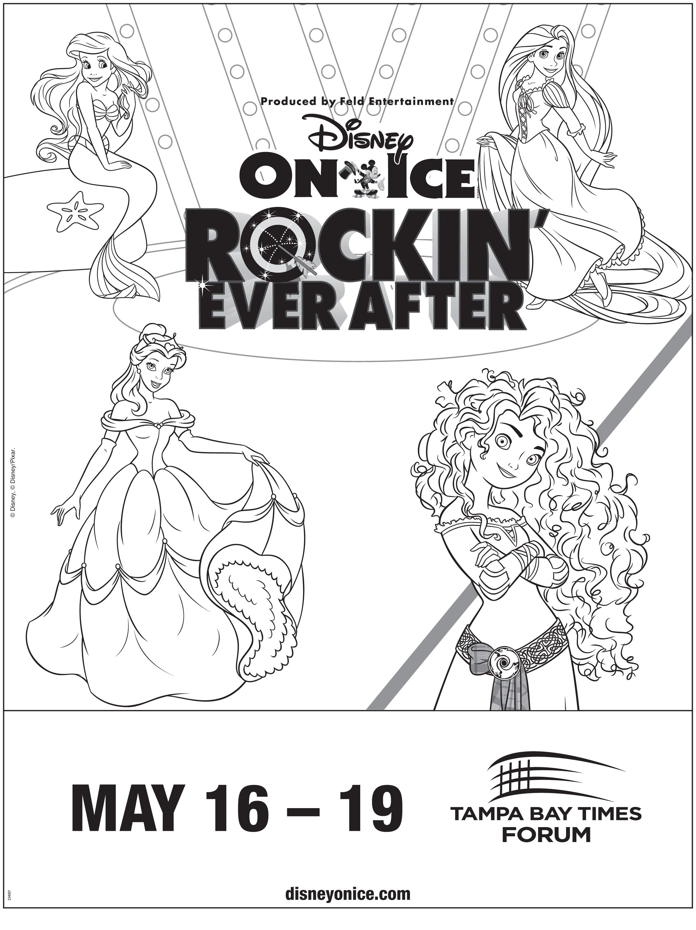 One rockin coloring sheet for disney on ice presents rockin ever after disneâ coloring pages inspirational avengers coloring pages puppy coloring pages