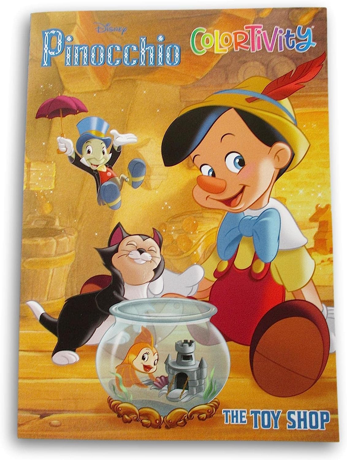 Pinocchio loring fun activity book