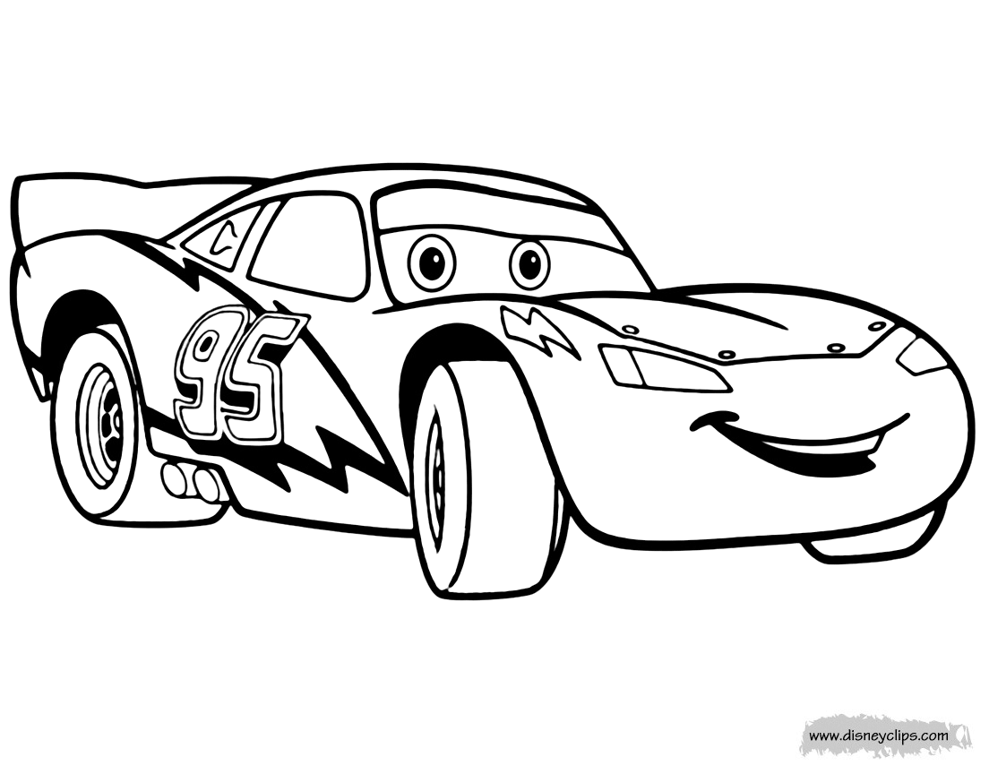 Disney pixars cars coloring pages