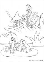 The princess and the frog coloring pages on coloring