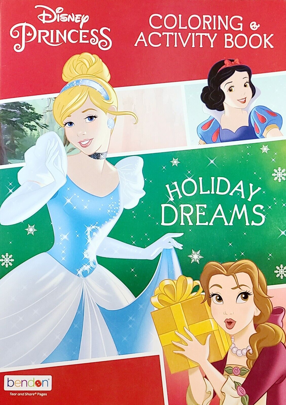Disney princess holiday dreams christmas coloring activity book