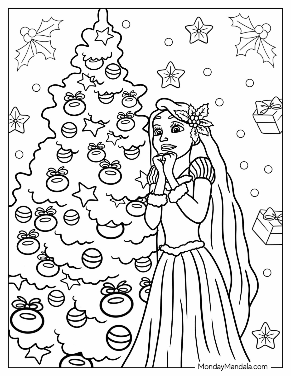 Disney christmas coloring pages free pdf printables