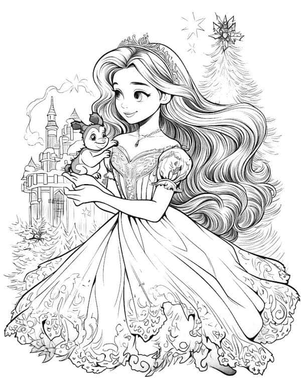 Cheerful christmas coloring pages for kids and adults