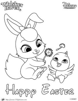 Free printable whisker haven easter coloring page â