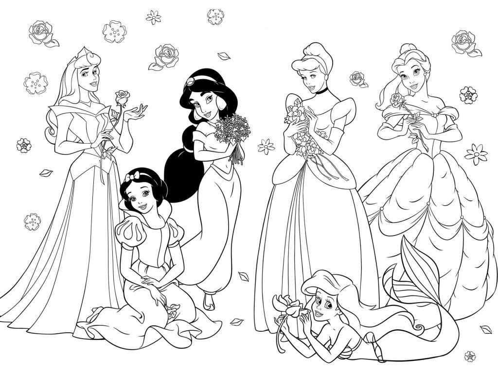 Valentines disney coloring pages