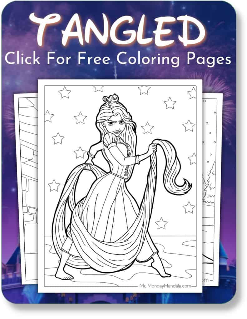 Disney coloring pages free pdf printables