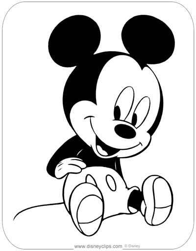 Mickey mouse coloring pages