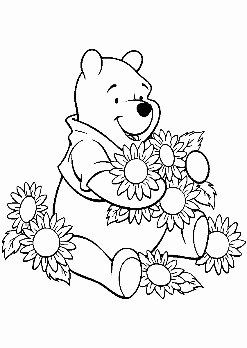 Spring coloring pages