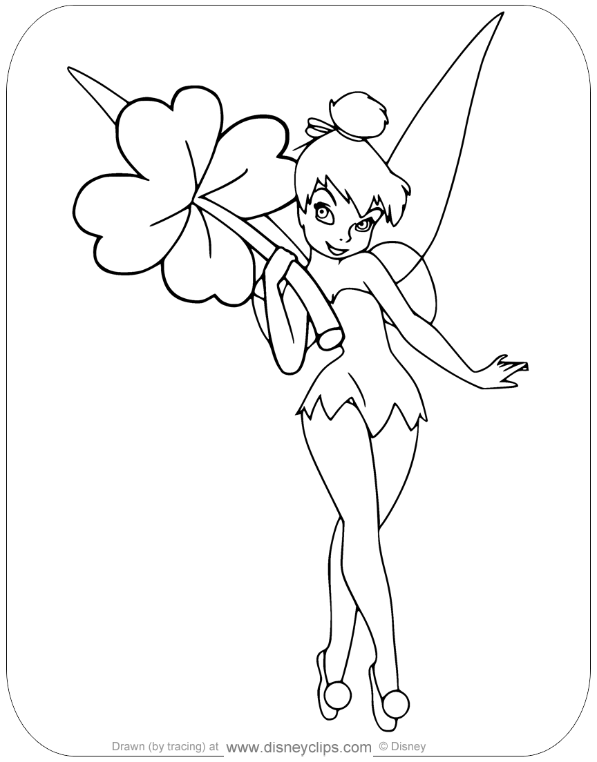 Disney saint patricks day coloring pages