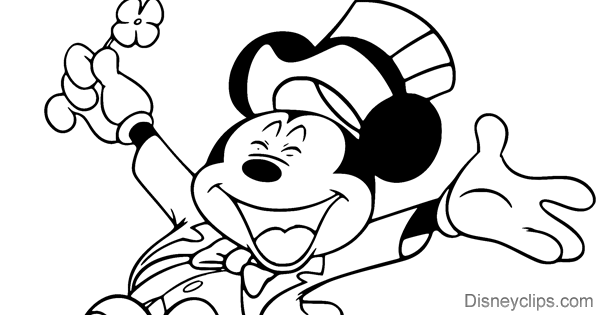 Disney saint patricks day coloring pages