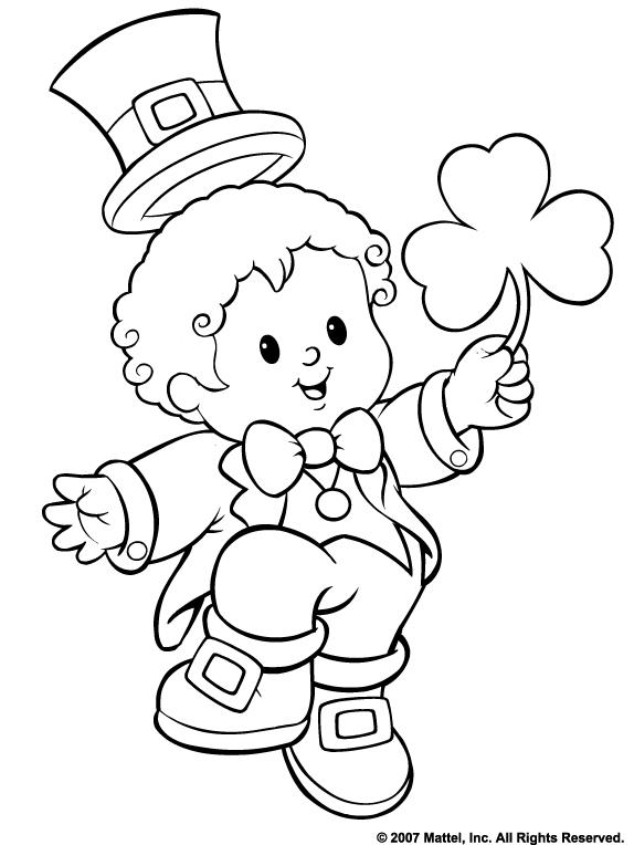 Free st patricks day coloring pages