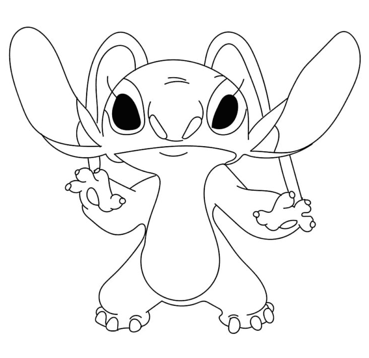 Lilo stitch coloring pages printable for free download