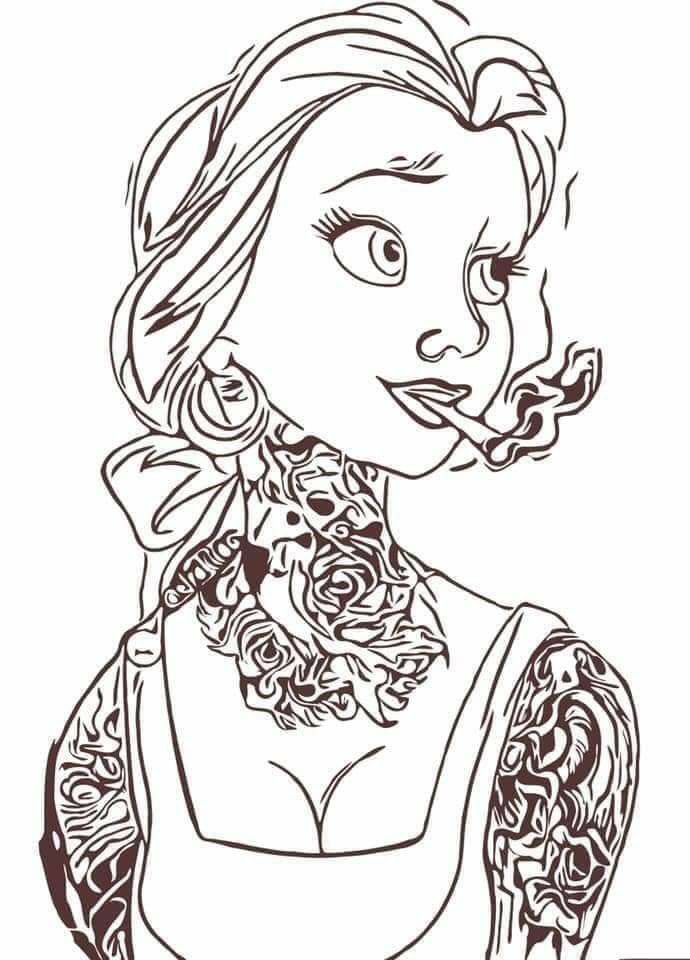 Pin by hope ritchie on cricut projects disney princess coloring pages skull coloring pages tattoo coloring book