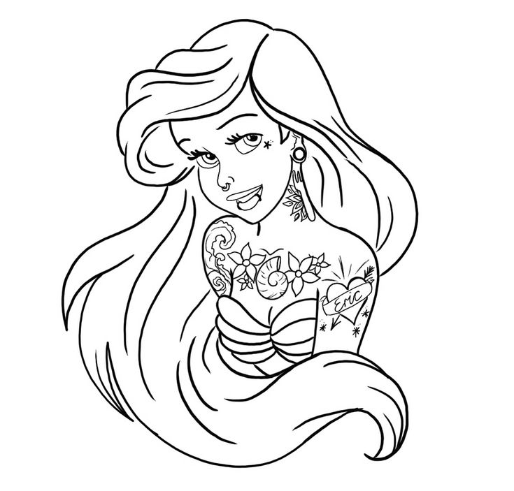 Pin by teresa lauren on coloring tattoo coloring book disney princess coloring pages cartoon coloring pages