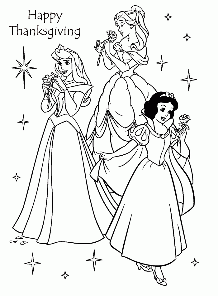 Coloring pages disney thanksgiving coloring pages