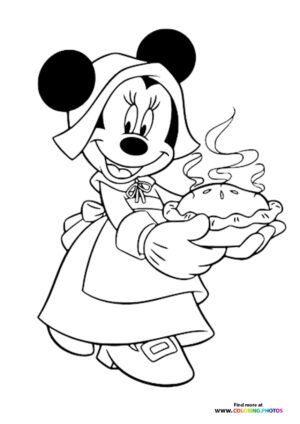 Thanksgiving coloring pages free and easy print or download printables minnie mouse coloring pages thanksgiving coloring pages coloring pages