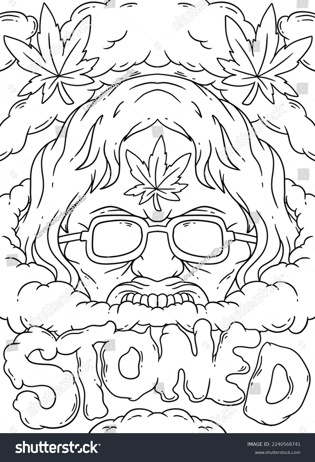 Stoner coloring pages images stock photos d objects vectors