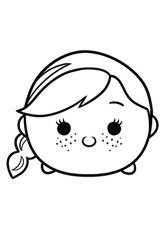 Tsum tsum coloring pages