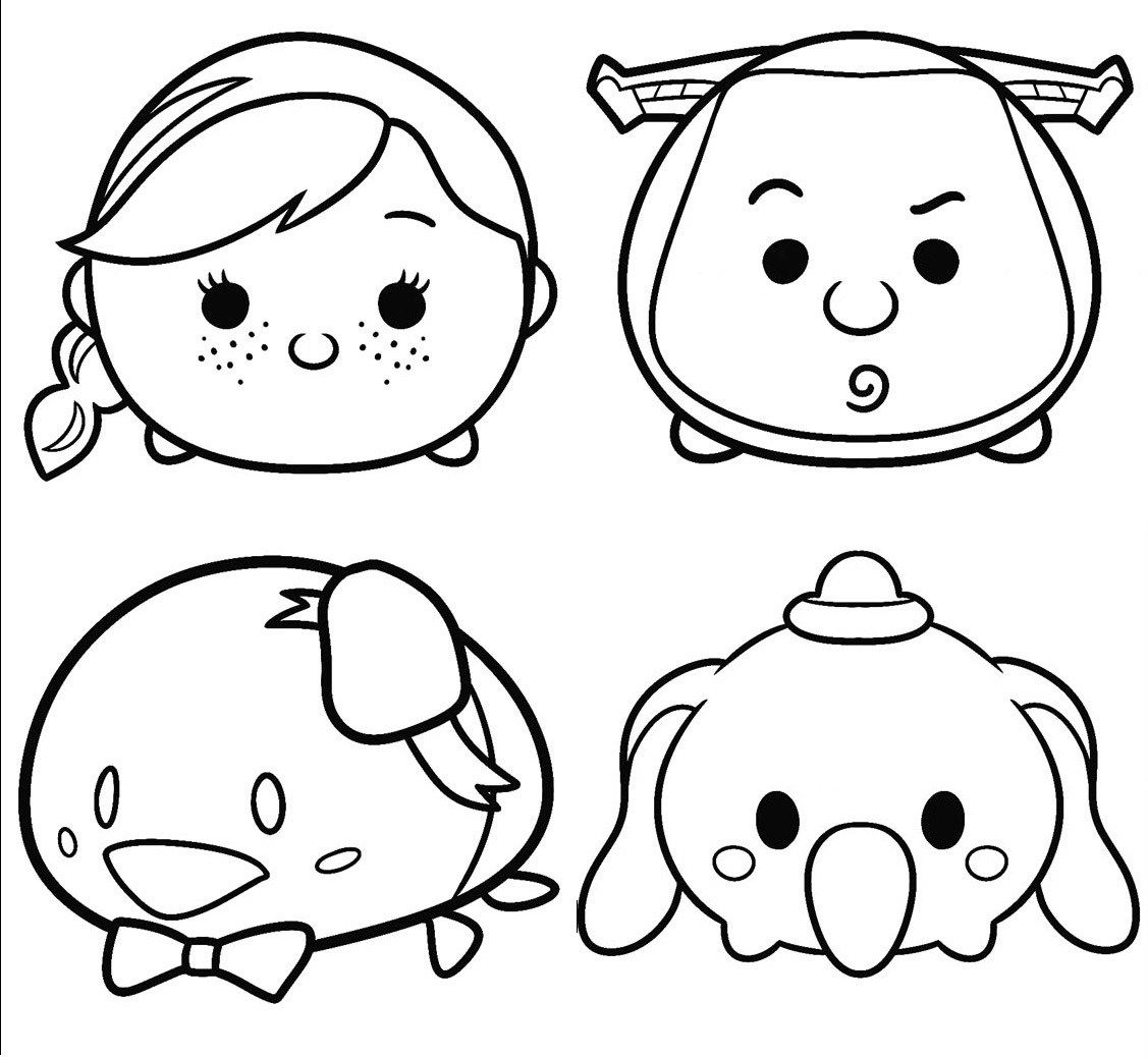 Printable disney tsum tsum coloring page tsum tsum coloring pages disney coloring pages coloring pages