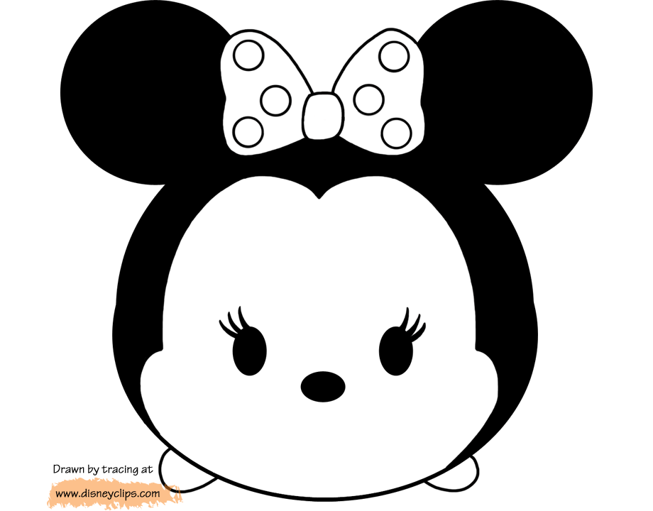 Disney tsum tsum coloring pages