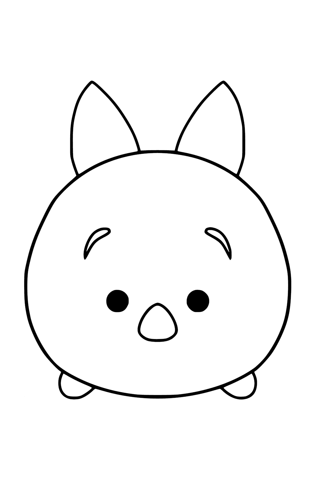 Tsum tsum coloring pages