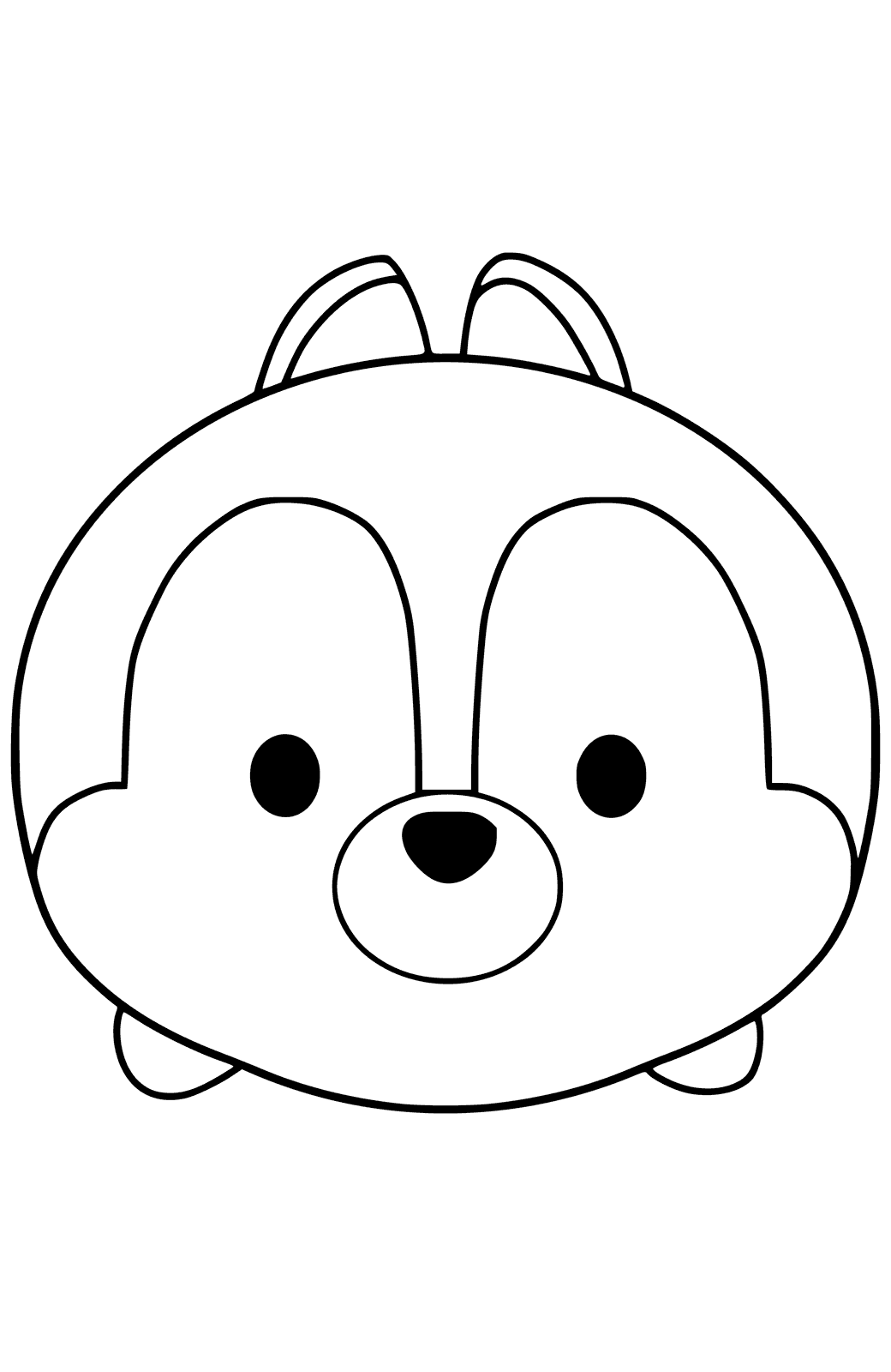 Tsum tsum coloring pages