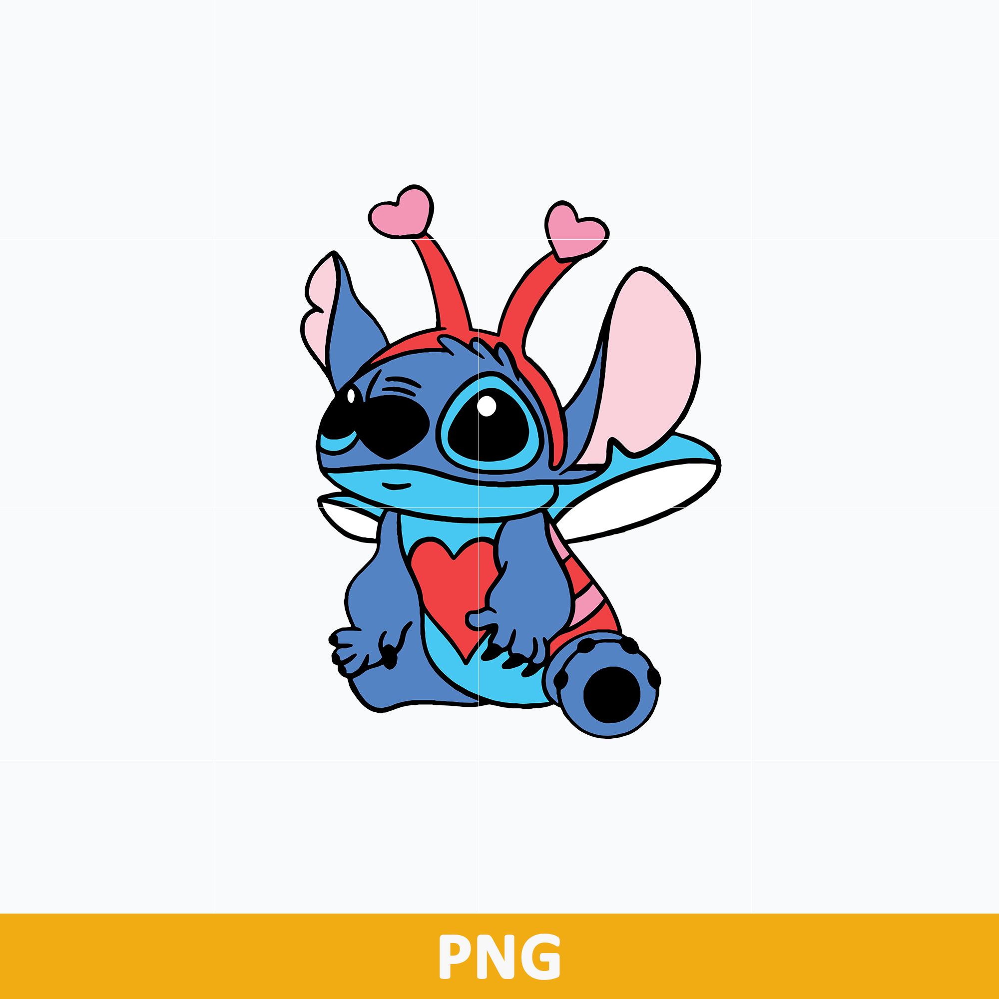 Stitch cute valentine clipart png disney valentine png val