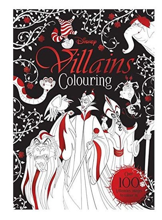 Villains colouring disney