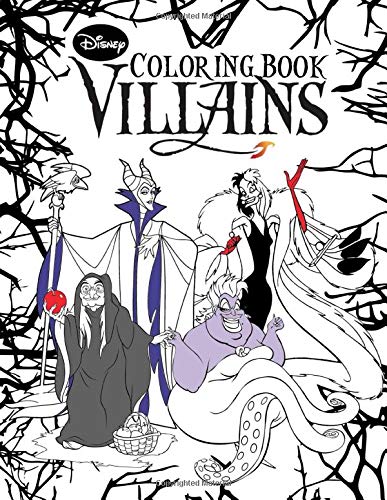 Buy disney villains coloring book over funny coloring pages about disney villains great coloring books for boys girls kid online at denmark