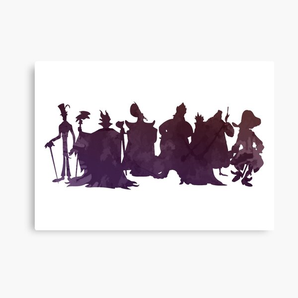 Disney villains canvas prints for sale