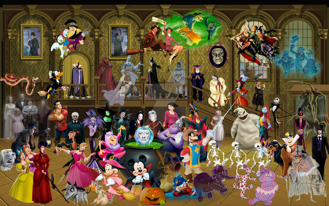 The Primary Members of the Disney Villains by conthauberger on