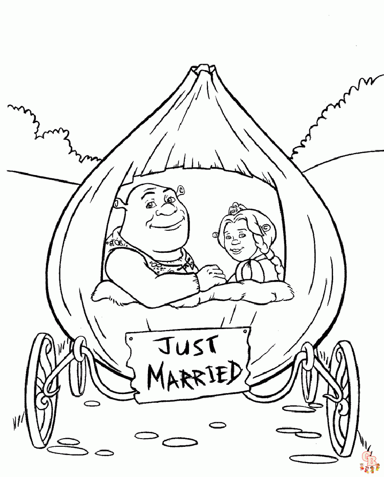 Free printable wedding coloring pages