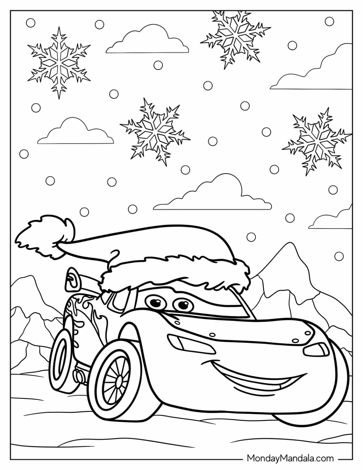 Disney christmas coloring pages free pdf printables