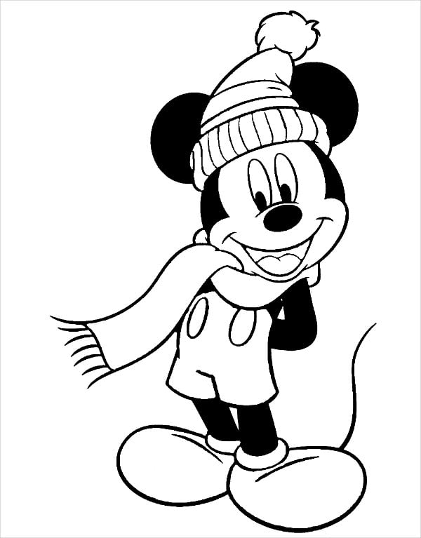 Winter coloring pages