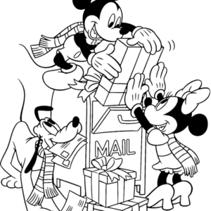 Disney christmas coloring pages printable for free download