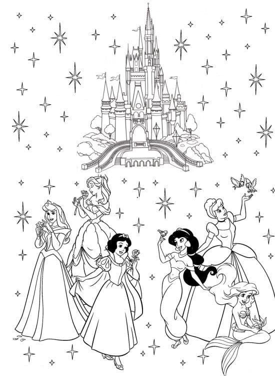 Disneyland coloring pages disney coloring sheets disney princess coloring pages disney colors